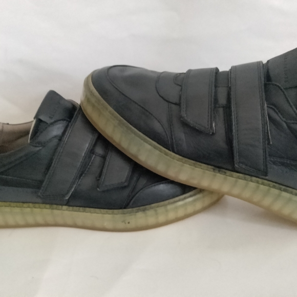 Allsaints Jonah Leather Double Strap Sneakers size 42 - Picture 2 of 15